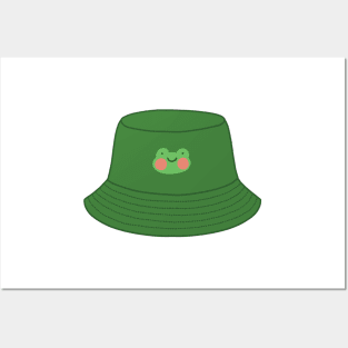 Frog bucket hat Posters and Art